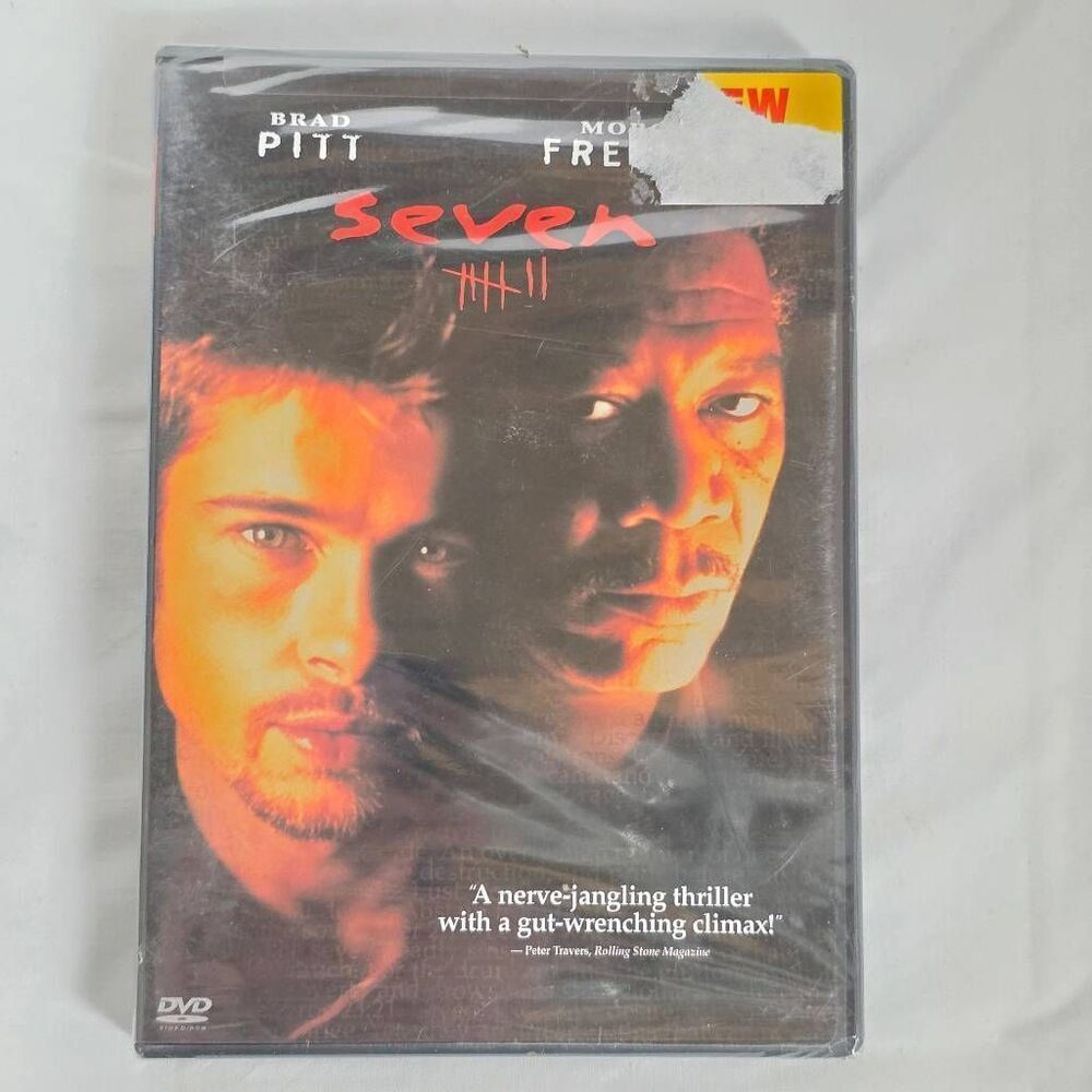 Seven (1995) [DVD] Brad Pitt, Morgan Freeman